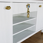 Комод-буфет Elsa Dreams White с открытыми полками   варинант исполнения - 5 | Loft Concept в Барнауле