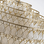 Люстра многоярусная с декором из натуральной морской ракушки Iridescent Light варинант исполнения - 7 | Loft Concept в Барнауле