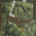 Обои ручная роспись Redwoods Colourway SC-281 on scenic paper варинант исполнения - 2 | Loft Concept в Барнауле