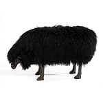 Банкетка Овечка черная Sheep Bench Black head down варинант исполнения - 1 | Loft Concept в Барнауле