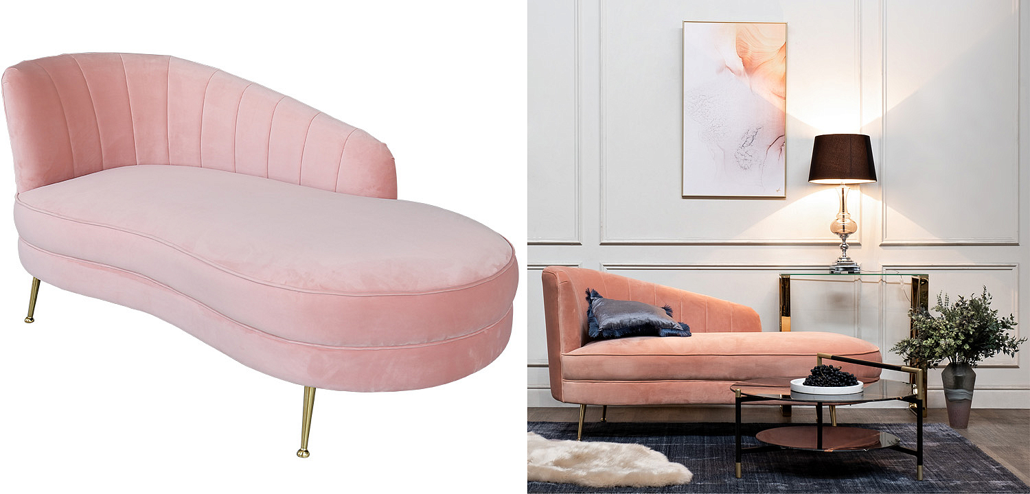 Кушетка Pink Velur Кушетка Pink Velur - Loft-Concept в Барнауле