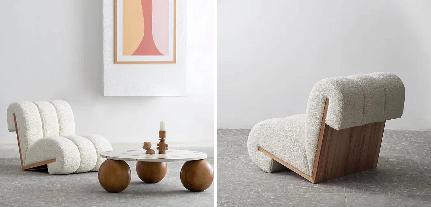 Кресло Frazier Boucle Armchair Кресло Frazier Boucle Armchair - Loft-Concept в Барнауле