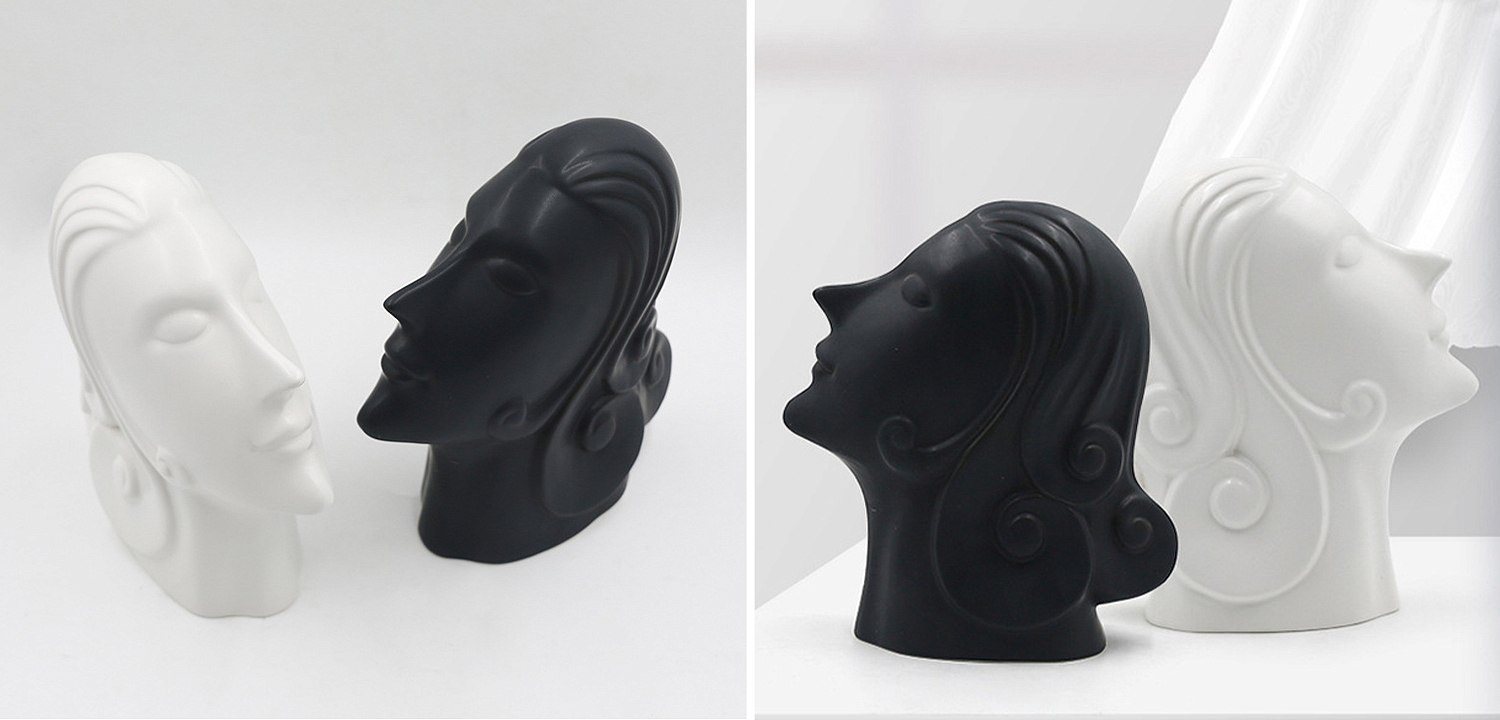 Статуэтка Side Profile White Statuette Статуэтка Side Profile White Statuette - Loft-Concept в Барнауле