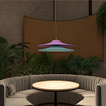 Подвесной вязаный светильник в двухцветном исполнении «Двойной Токио»  варинант исполнения - 2 | Loft Concept в Барнауле