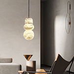 Подвесной светильник с фигурными плафонами Stone Triad варинант исполнения - 4 | Loft Concept в Барнауле