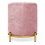 Банкетка овальная пыльно-розовый велюр на 4-х металлических ножках золотого цвета SANJAY варинант исполнения - 3 | Loft Concept в Барнауле