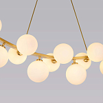 Люстра подвесная с белыми лампами в форме шара Felicitat варинант исполнения - 2 | Loft Concept в Барнауле