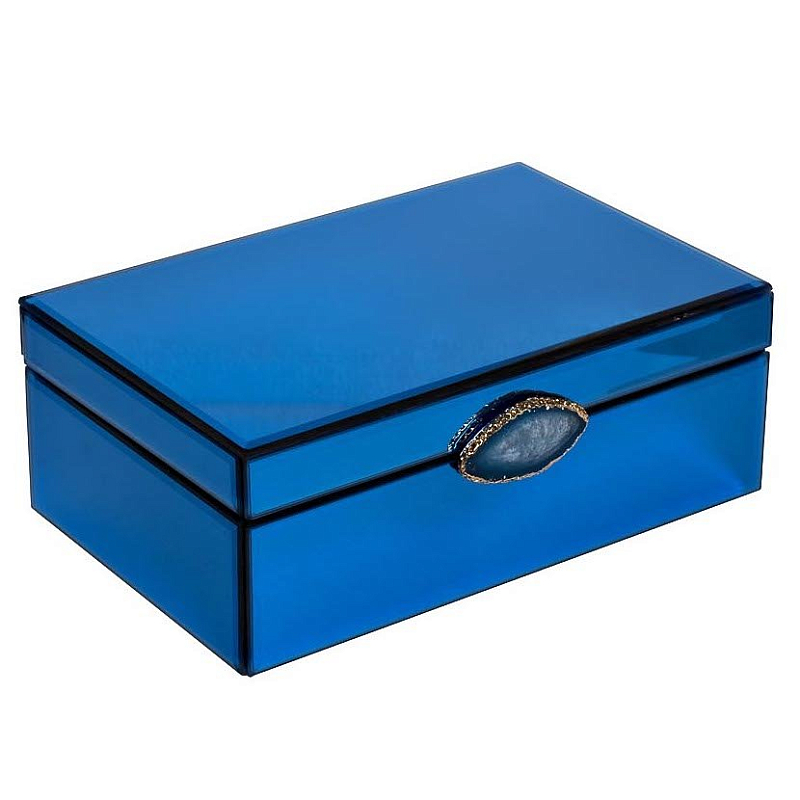Шкатулка Blue Surprise Parallelepiped Синий Шкатулка Blue Surprise Parallelepiped Синий в Барнауле | Loft Concept