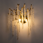 Бра золотого цвета с ветвями и хрустальными подвесками FAIRYTREE Light варинант исполнения - 2 | Loft Concept в Барнауле