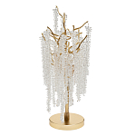 Лампа настольная со стеклянными подвесами цвет золото Light FAIRYTREE варинант исполнения - 1 | Loft Concept в Барнауле