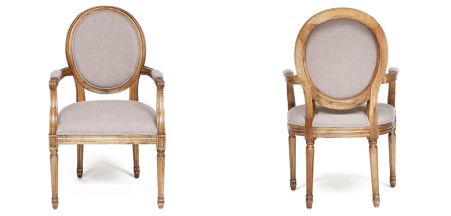 Стул French armchair Provence gray Стул French armchair Provence gray - Loft-Concept в Барнауле