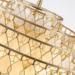 Люстра многоярусная с декором из натуральной морской ракушки Iridescent Light варинант исполнения - 6 | Loft Concept в Барнауле