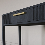 Элегантная Консоль Primo с выдвижным ящиком Черный дуб варинант исполнения - 4 | Loft Concept в Барнауле