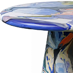 Дизайнерский журнальный стол с цветным орнаментом Unyly варинант исполнения - 3 | Loft Concept в Барнауле