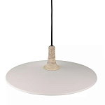 Подвесной светильник круглый в сочетании дерева и металла Space варинант исполнения - 2 | Loft Concept в Барнауле