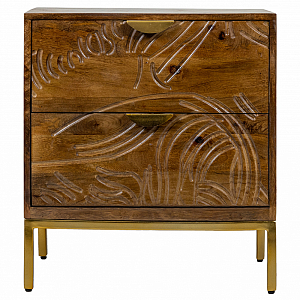 Прикроватная тумба с фактурным фасадом Termite