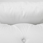 Кресло низкое с мягкой обивкой из велюра на 4-х ножках из массива березы Sophie Armchair white варинант исполнения - 4 | Loft Concept в Барнауле