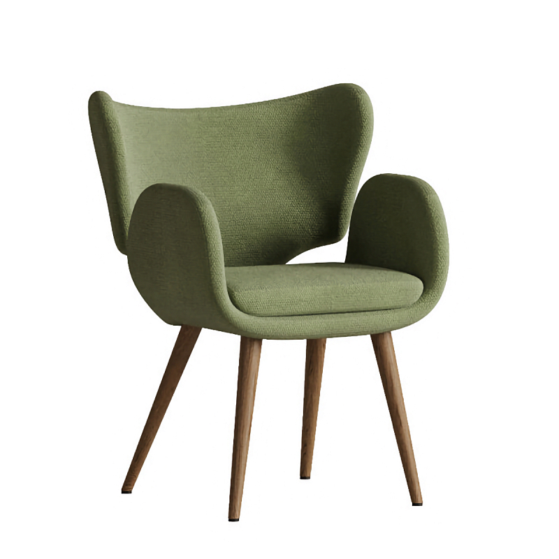 Стул Madina Green Зеленый Коричневый Стул Madina Green Зеленый Коричневый в Барнауле | Loft Concept