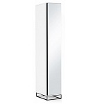 Шкаф-пенал белый с зеркальной дверцей Strict Lines варинант исполнения - 2 | Loft Concept в Барнауле