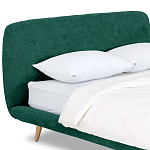 Кровать с мягким изголовьем Palmer Bed варинант исполнения - 3 | Loft Concept в Барнауле