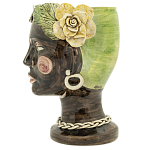Ваза Vase Selva Moro Head Shiny варинант исполнения - 1 | Loft Concept в Барнауле