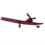 Полка книжная красная в виде самолёта в стиле лофт FLY варинант исполнения - 1 | Loft Concept в Барнауле