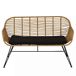 Кушетка плетеная из ротанга Wicker Сouch варинант исполнения - 1 | Loft Concept в Барнауле