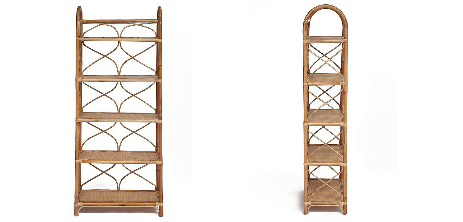 Этажерка Rattan Wicker Bookcase Этажерка Rattan Wicker Bookcase - Loft-Concept в Барнауле