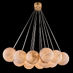 Люстра подвесная круглая с сферическими плафонами из натурального камня Glowing Spheres варинант исполнения - 13 | Loft Concept в Барнауле