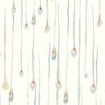 Мебельная ткань Велюр Raindrops White 145 см N 1003 варинант исполнения - 1 | Loft Concept в Барнауле