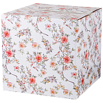 Набор посуды обеденный из фарфора на 6 персон 18 предметов Flower Porcelain Collection варинант исполнения - 3 | Loft Concept в Барнауле