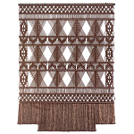 Панно Макраме коричневый цвет  варинант исполнения - 6 | Loft Concept в Барнауле