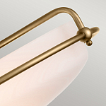 Потолочный светильник со стеклянным плафоном на изогнутых кронштейнах Quoizel  варинант исполнения - 14 | Loft Concept в Барнауле