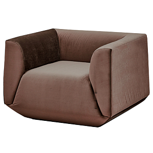 Armchair Cube Brown Большое Кресло Куб