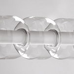 Люстра линейная с 6-ю прозрачными стеклянными плафонами округлой формы HANDLE GRAPE варинант исполнения - 9 | Loft Concept в Барнауле