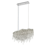 Люстра подвесная с металлическими цепочками и изогнутыми металлическими дугами 72 см Atlantis Chain варинант исполнения - 4 | Loft Concept в Барнауле