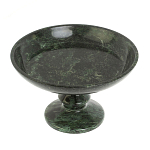 Фруктовница большая из натурального камня Змеевик Шабровский Natural Stone Fruit Bowls варинант исполнения - 2 | Loft Concept в Барнауле