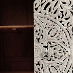 Шкаф с орнаментом ручная резьба из дерева Indian Antique Furniture  варинант исполнения - 3 | Loft Concept в Барнауле