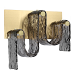 Бра волнистой формы из фактурного стекла Big Wave варинант исполнения - 1 | Loft Concept в Барнауле