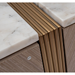 Комод с мраморной столешницей Uniqueness Marble варинант исполнения - 4 | Loft Concept в Барнауле