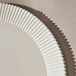 Зеркало в круглой фактурной раме Mirror Modern Texture белое варинант исполнения - 4 | Loft Concept в Барнауле