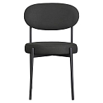 Стул мягкий Alfie Chair черный варинант исполнения - 1 | Loft Concept в Барнауле