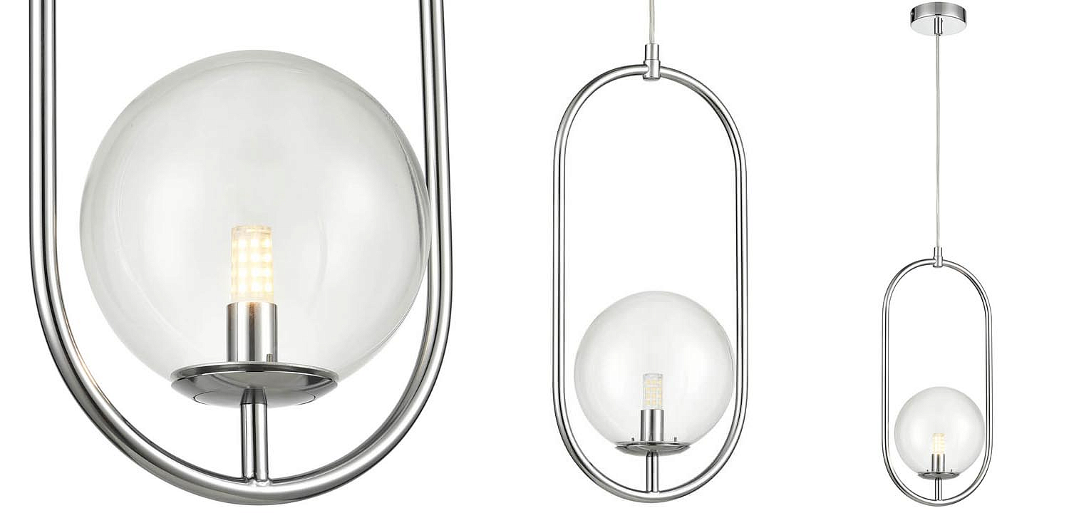 Подвесной светильник B.LUX C Ball oval chrome Подвесной светильник B.LUX C Ball oval chrome - Loft-Concept в Барнауле