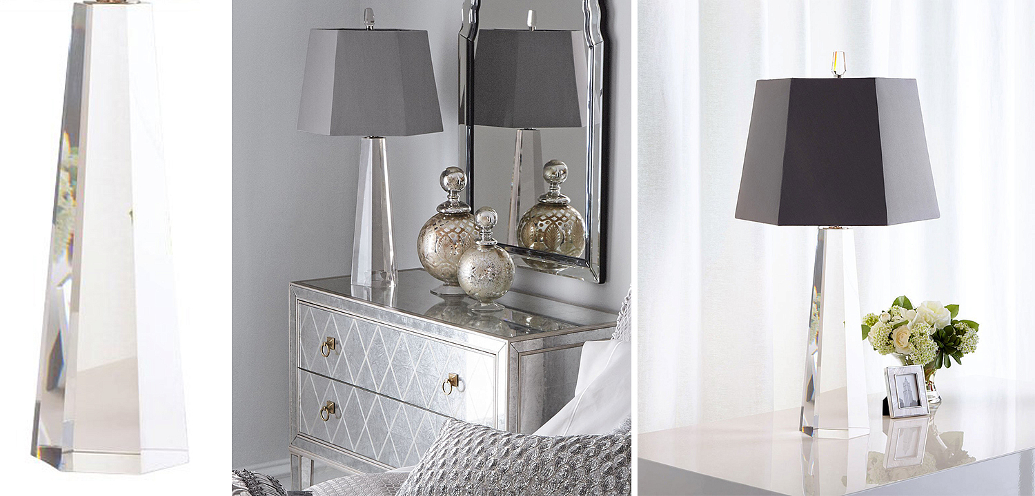 Настольная лампа Crystal Pyramid Table lamp Настольная лампа Crystal Pyramid Table lamp - Loft-Concept в Барнауле