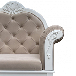 Рекомье со спинкой в стиле прованс Montmartre Provence Ottoman варинант исполнения - 6 | Loft Concept в Барнауле