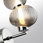 Бра с 2-мя рифлеными стеклянными шарами Marcelh Light варинант исполнения - 4 | Loft Concept в Барнауле