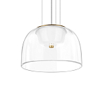 Подвесной светильник с куполообразным прозрачным стеклянным плафоном Grada Light варинант исполнения - 7 | Loft Concept в Барнауле