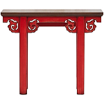 Деревянная консоль в китайском стиле красная Tang Console Table варинант исполнения - 1 | Loft Concept в Барнауле