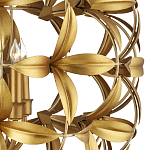 Люстра в форме шара из золотых лепестков Hanging Flowers варинант исполнения - 2 | Loft Concept в Барнауле