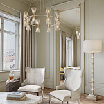 Торшер с фактурным каркасом и прямоугольным тканевым абажуром Shiye and Simplicity варинант исполнения - 3 | Loft Concept в Барнауле